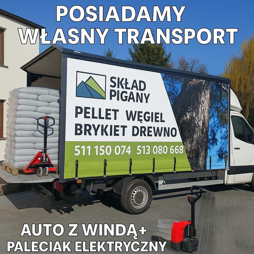 Tani opał, Brykiet torfowy BIG BAG/PALETA , zamiennik węgla, Wylewa