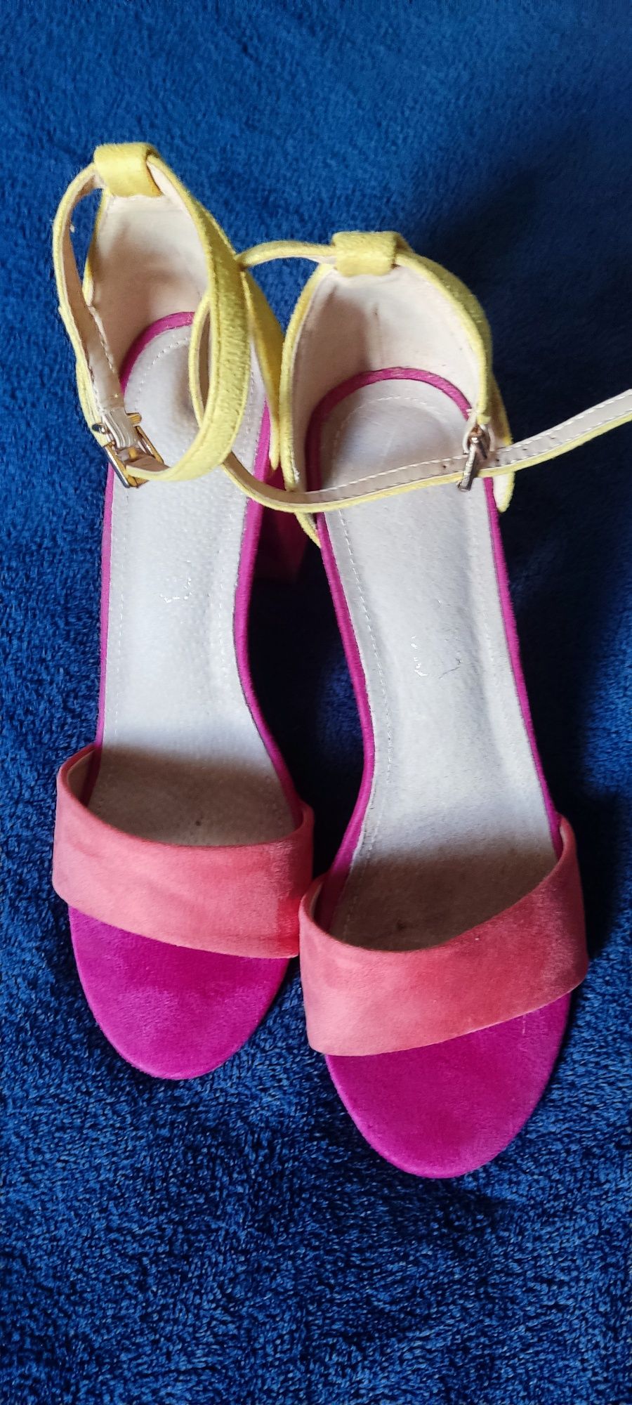 Sandałki damskie 38 multicolor