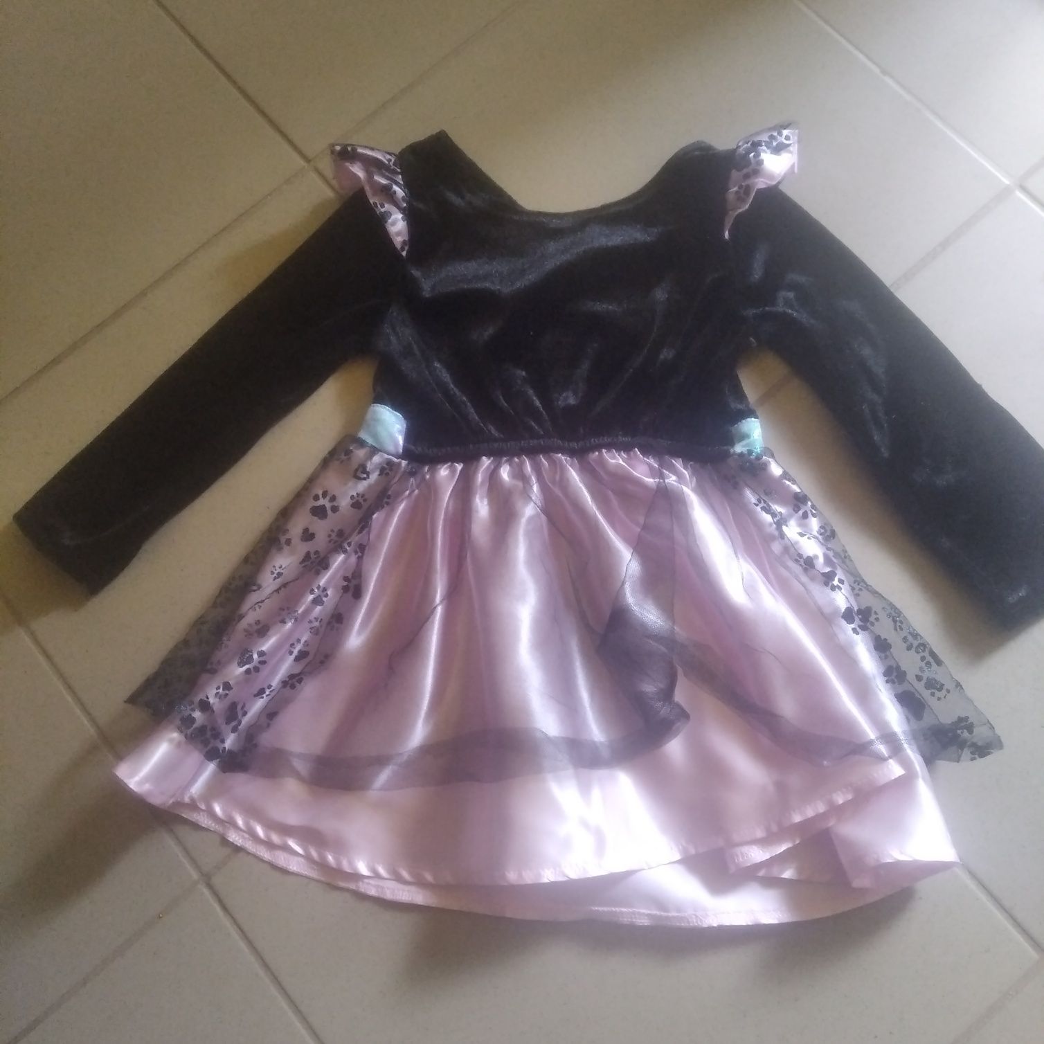 Sukienka, strój kotek na 80-86 cm