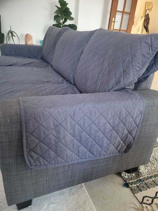 Sofá Bollstanas com chaise long