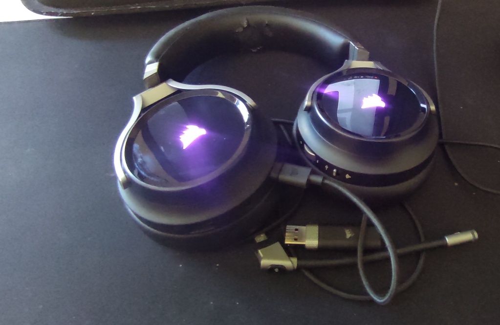 Corsair Headset Virtuoso RGB Wireless 7.1 Black