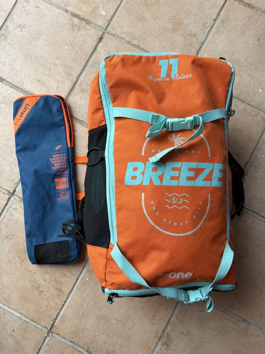 Kite F-One Breeze 11 mts V3 + Barra (Como novo)