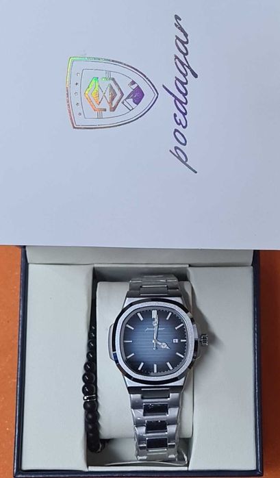 Relógio Poedagar Nautilus Azul Oceano - 41 mm