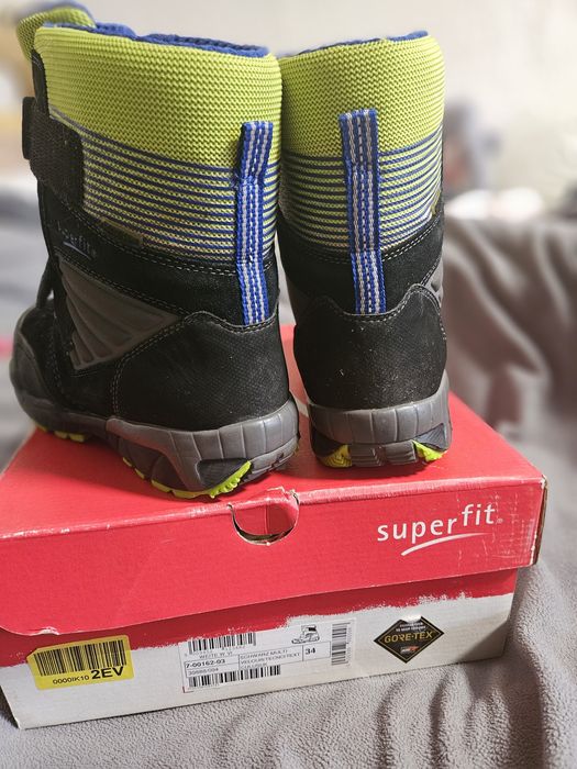 Сапоги зимові Superfit 34розмір 22.5 стєлька