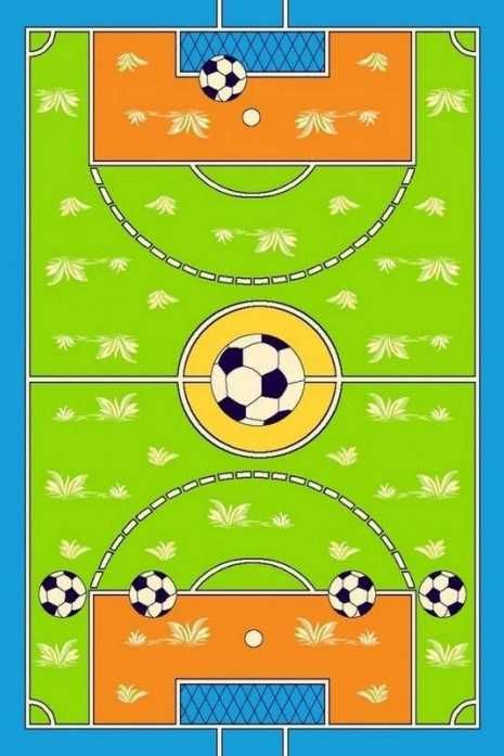 Килим дитячий 200×300 футбольне поле