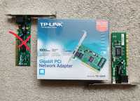 Сетевые карты TP-LINK GIGABIT TG-3269, D-LINK DL10028A.