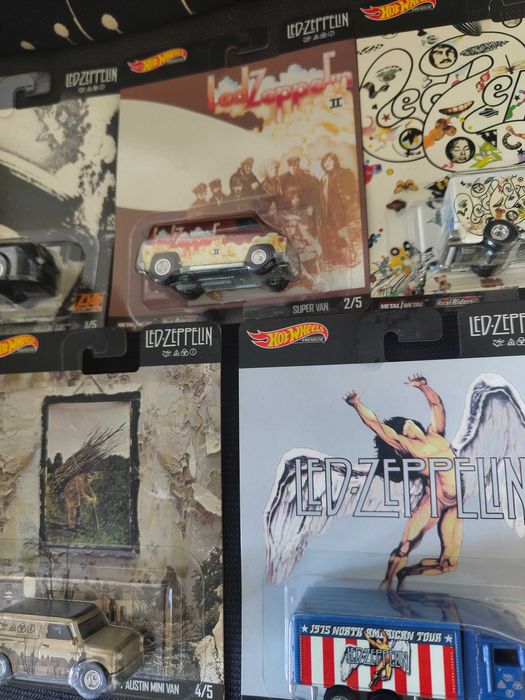 Hot Wheels - Led Zeppelin. Lote completo. Novo.
