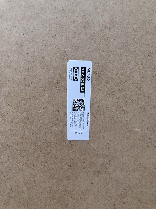 Móvel base IKEA METOD 80x37x80 cm branco – como novo