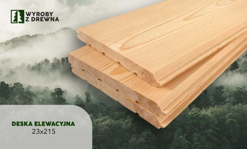 deska elewacyjna | 23x215 | Świerk skandynawski  | Producent |