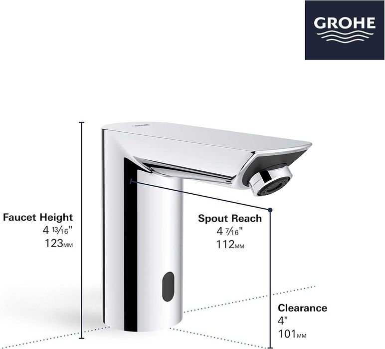 Сенсорний змішувач Grohe Bau Cosmopolitan E 36468000, нові гарантія