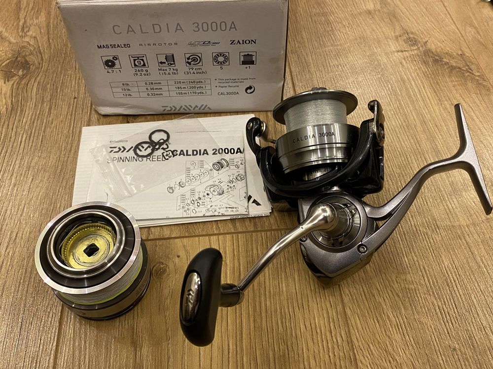 Sportex Hydra Speed, Daiwa Caldia, Abu Garcia PRO MAX PMAX3-L,