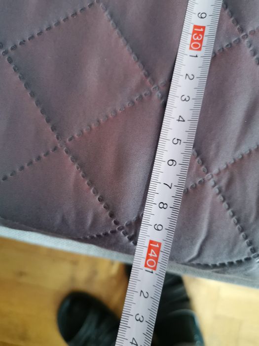 Łóżko tapicerowane 140x200 z zagłówkiem i materacem