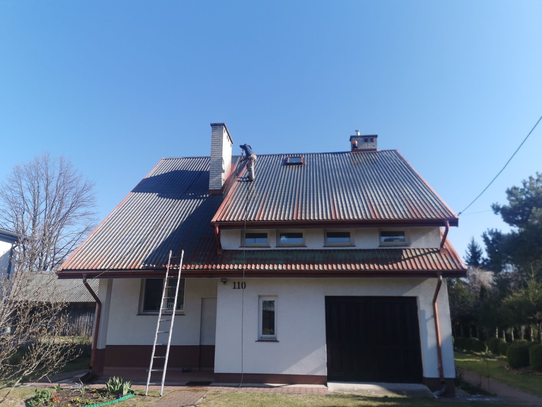 Malowanie dachów, konstrukcji, Prace wysokościowe, Wycinka drzew,