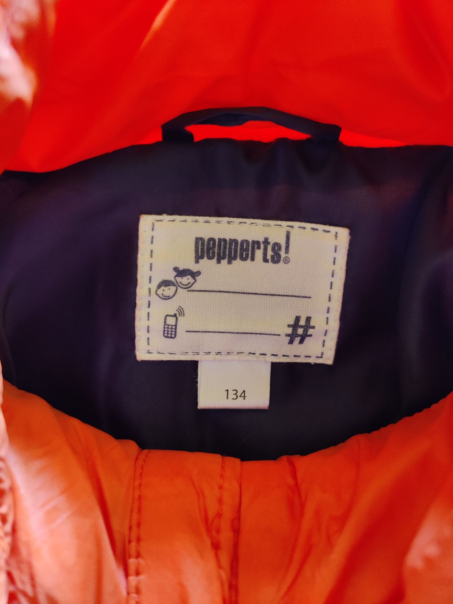 Rozm.134. Pomarańczowa kurtka przejściowa. Pepperts.Lidl.