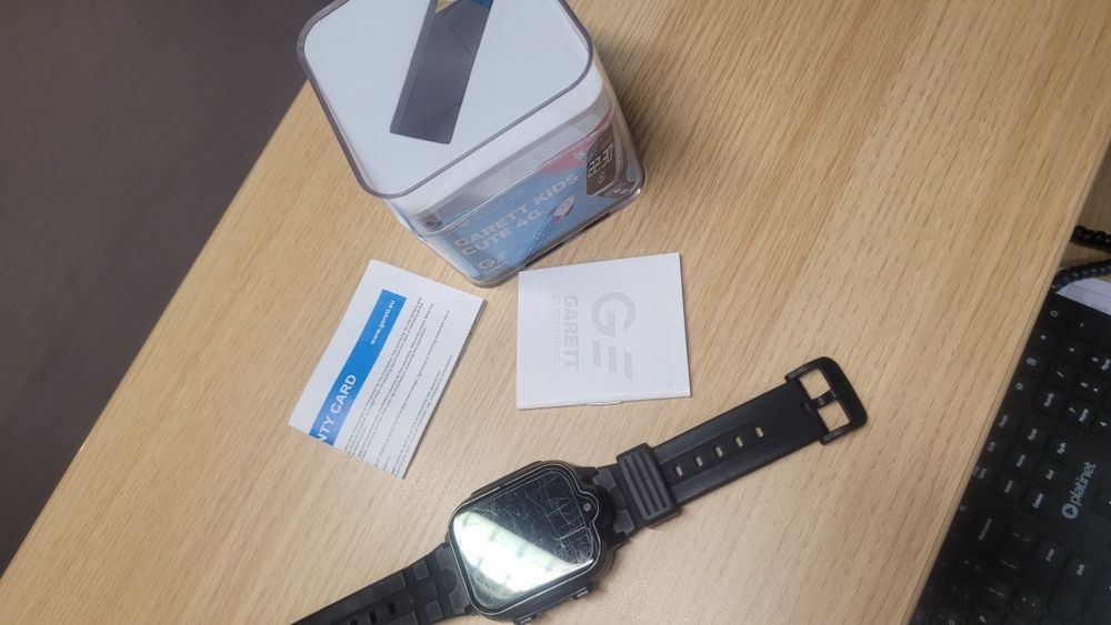 Smartwatch Garett Cute 2 45mm 4G LTE GPS Czarny