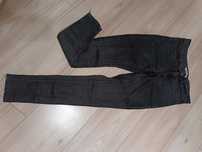 Spodnie damskie czarne skinny używane , rozmiar XS (34)