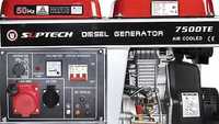 Генератор дизельний трифазний 6 кВт з електрозапуском  Suptech 7500TE