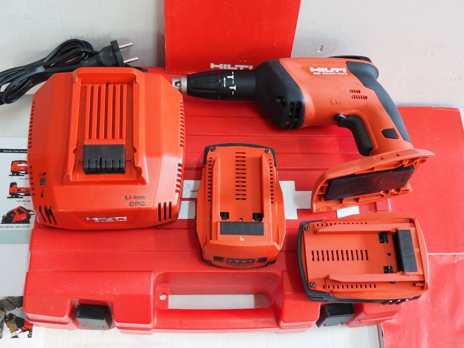 HILTI SD 5000-A22 wkrętarka plyty GK drewno bateria 22v ladowarka