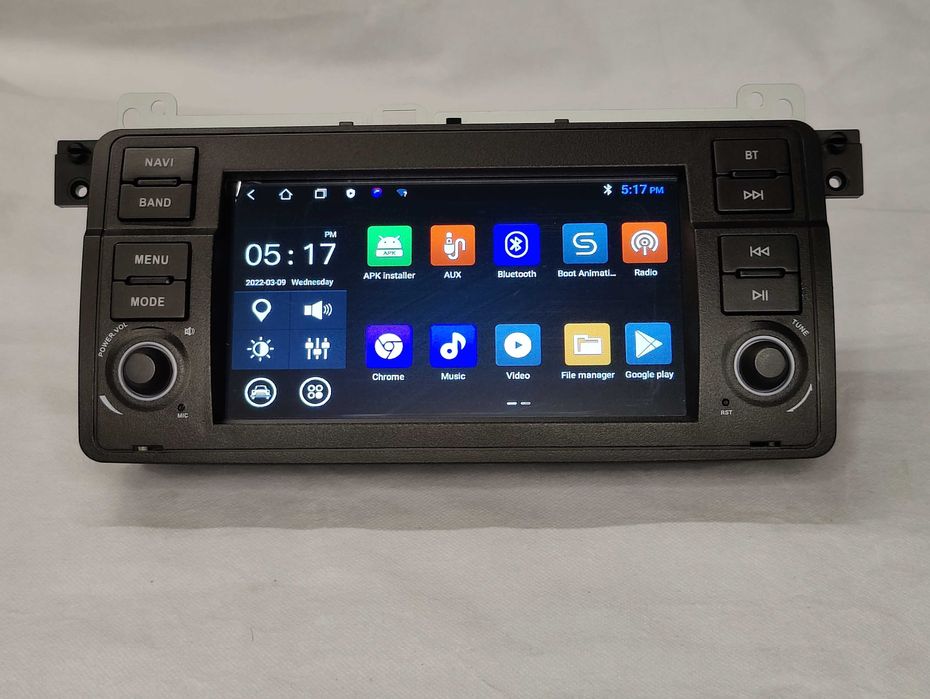 Rádio BMW E46 Android 13 WiFi GPS Novo com Garantia 2GB RAM