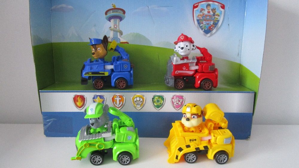 Transformers da Patrulha Pata / PAW Patrol NOVOS (Preço Individual)
