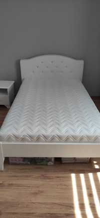 Meblik Royall White łóżko z materacem 120 cm x 200 cm