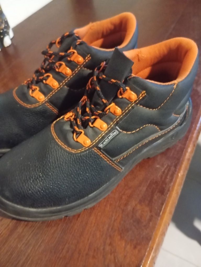 botas de segurança pele preta s3 blackleather n41