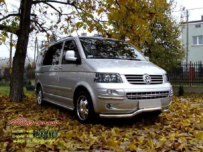 TRANSPORTER T6 T5 boki Orurowanie Podesty