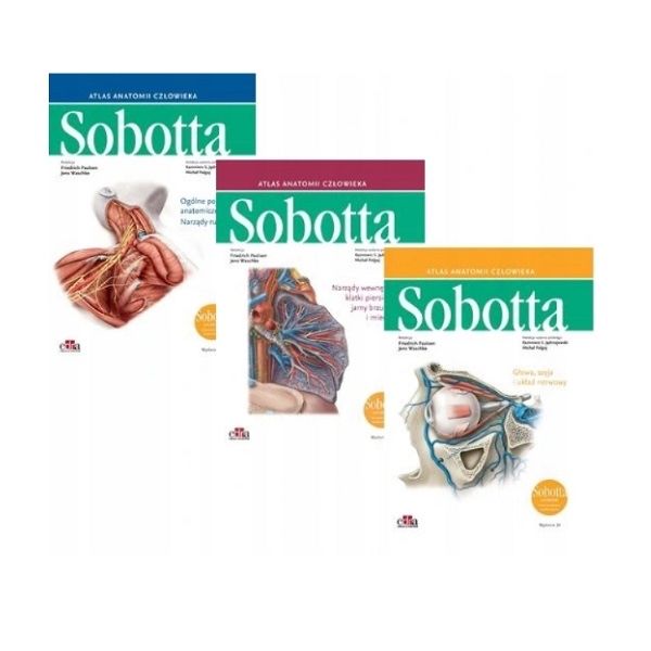 Atlas Sobotta wszystkie 3 czesci