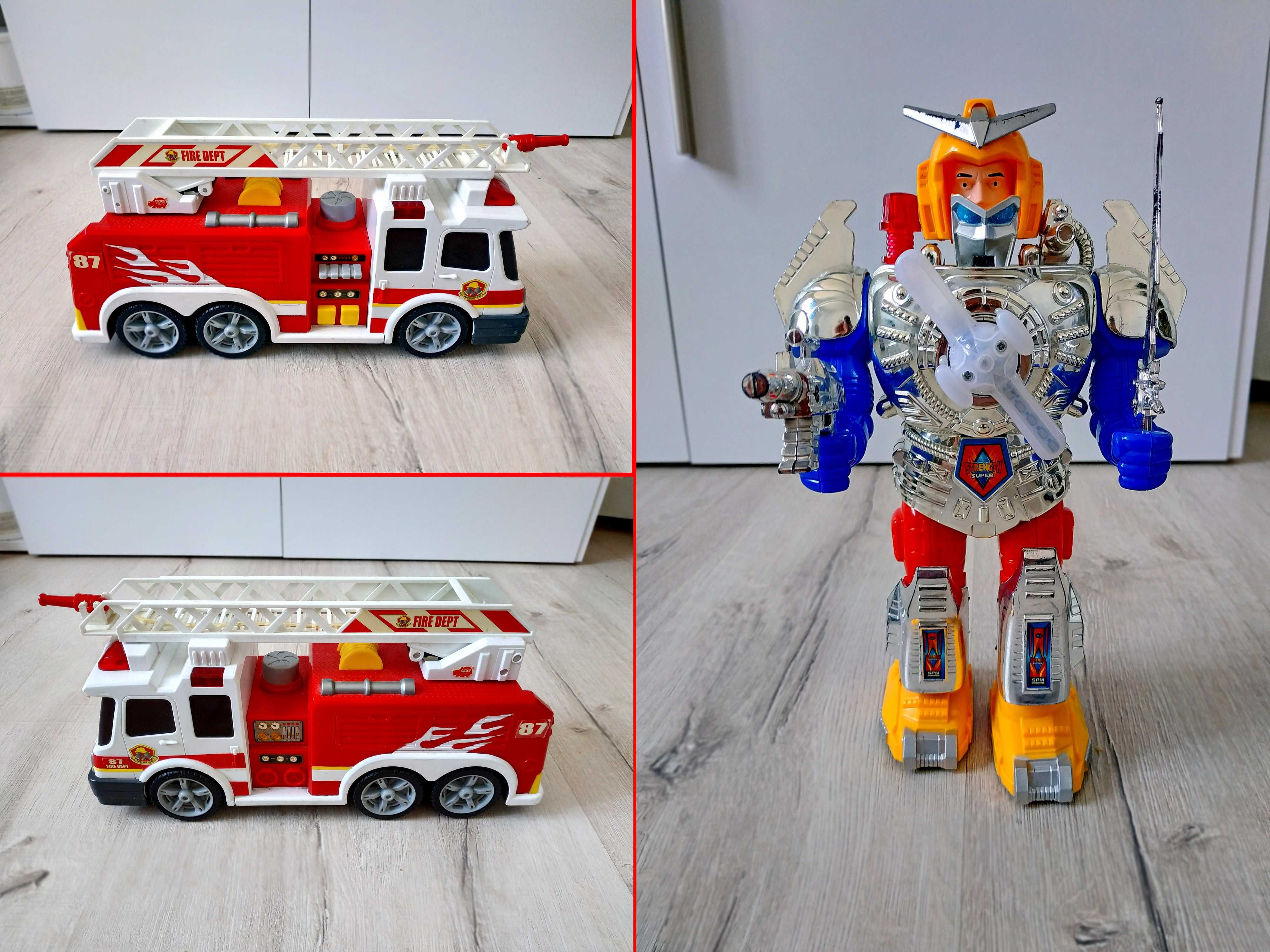Пожарная машина и Робот