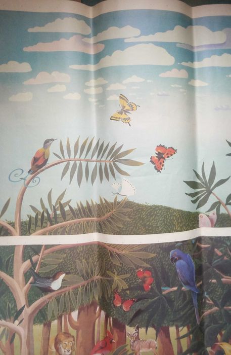 Детское настенное панно (обои).