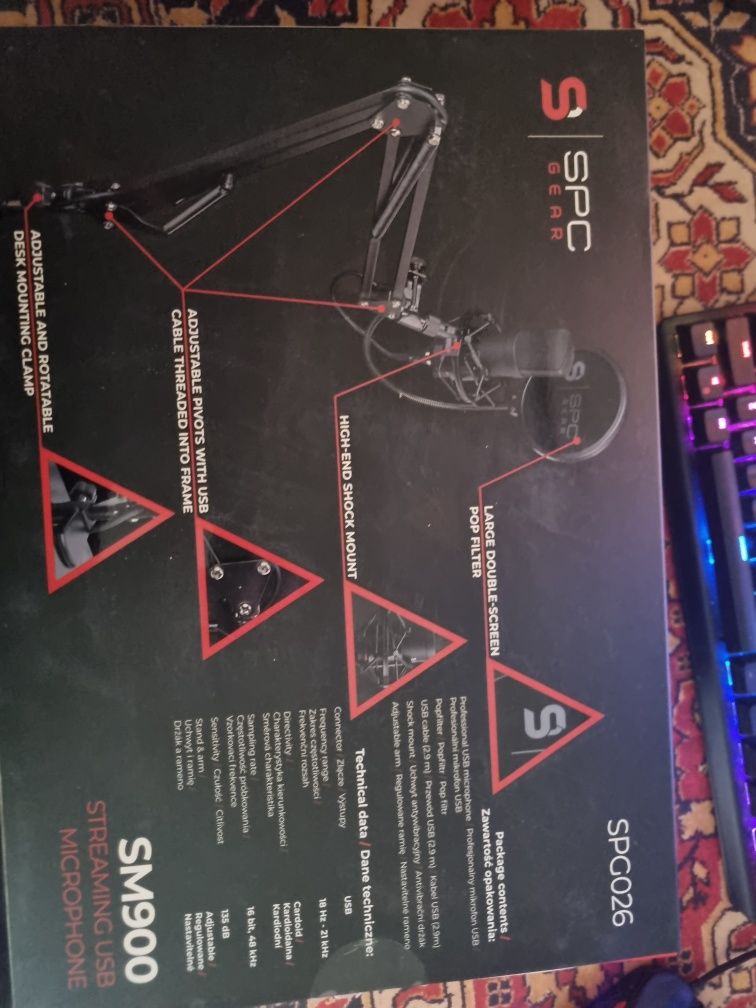 Mikrofon spc gear sm900