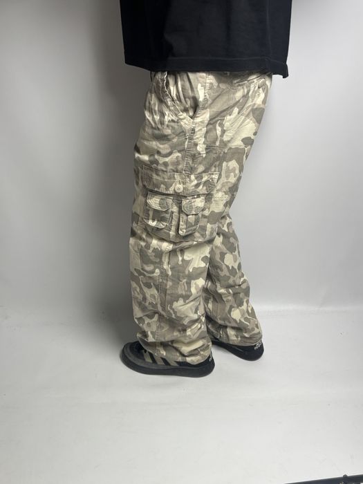 Широкі реп карго штани камуфляж baggy cargo y2k loose jaded racer