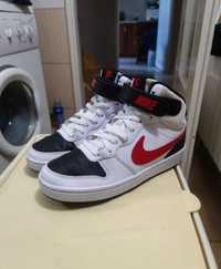 buty sportowe Nike 39 dunk court borough czarne białe czerwone sport r