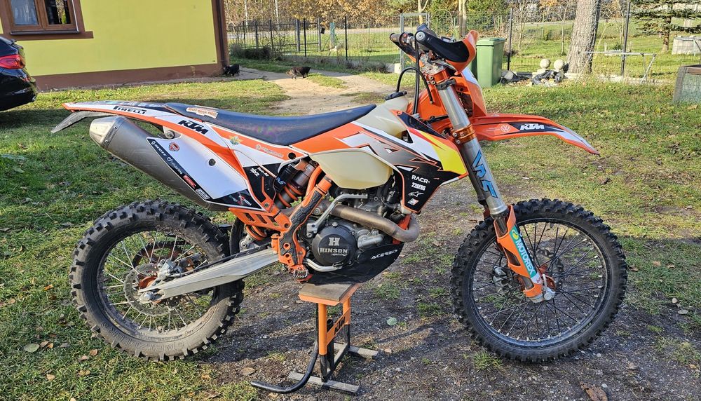 KTM 450 EXC. 2015r. Akrapovic. Cross, Enduro.