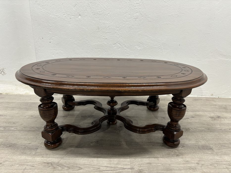 Duża solidna ława dębowa