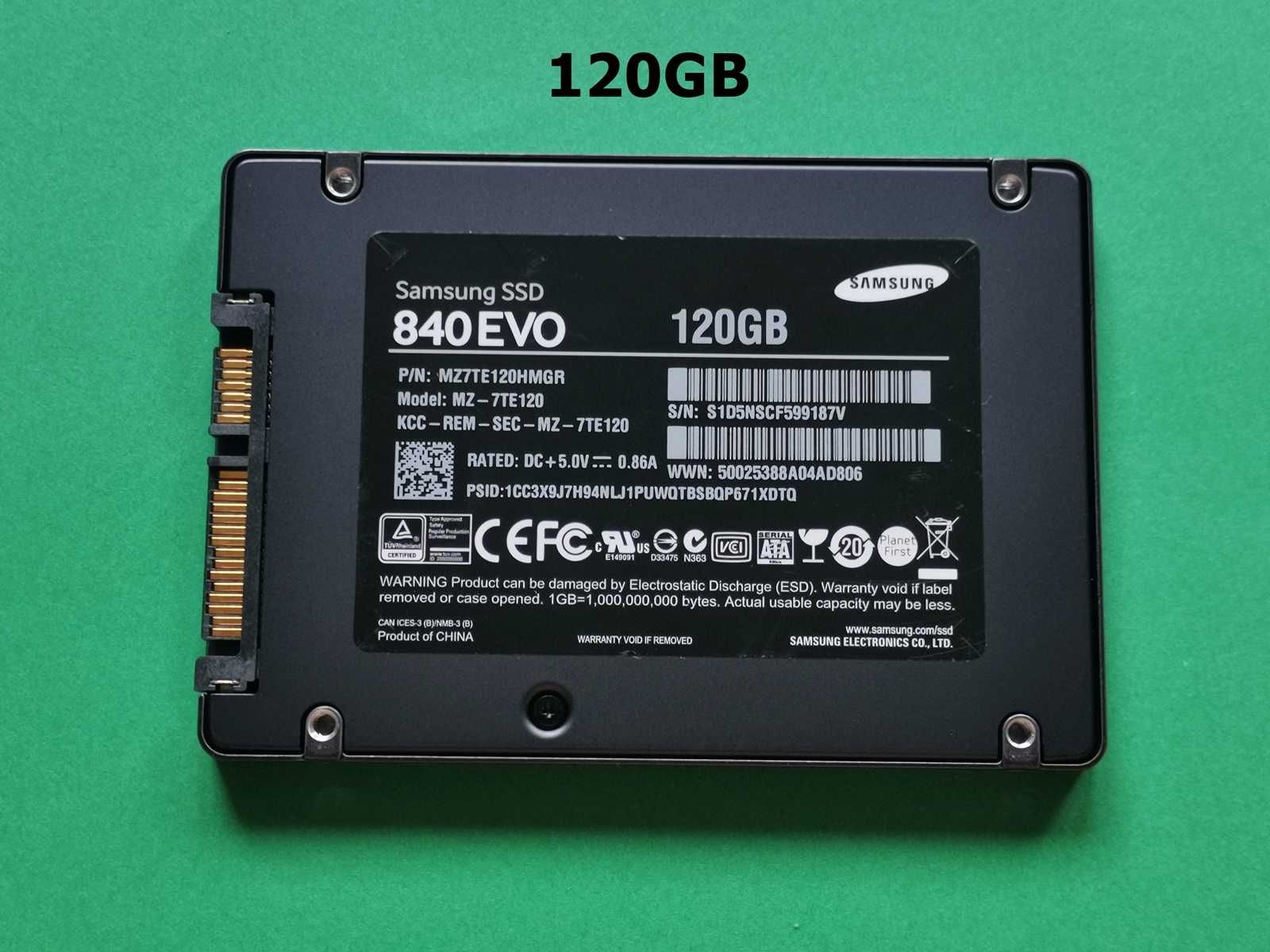 SSD 120GB Samsung 840 EvO