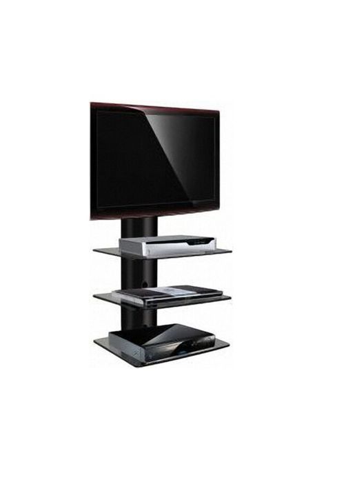 Szafka RTV wisząca, półka ścienna 3 szybowa