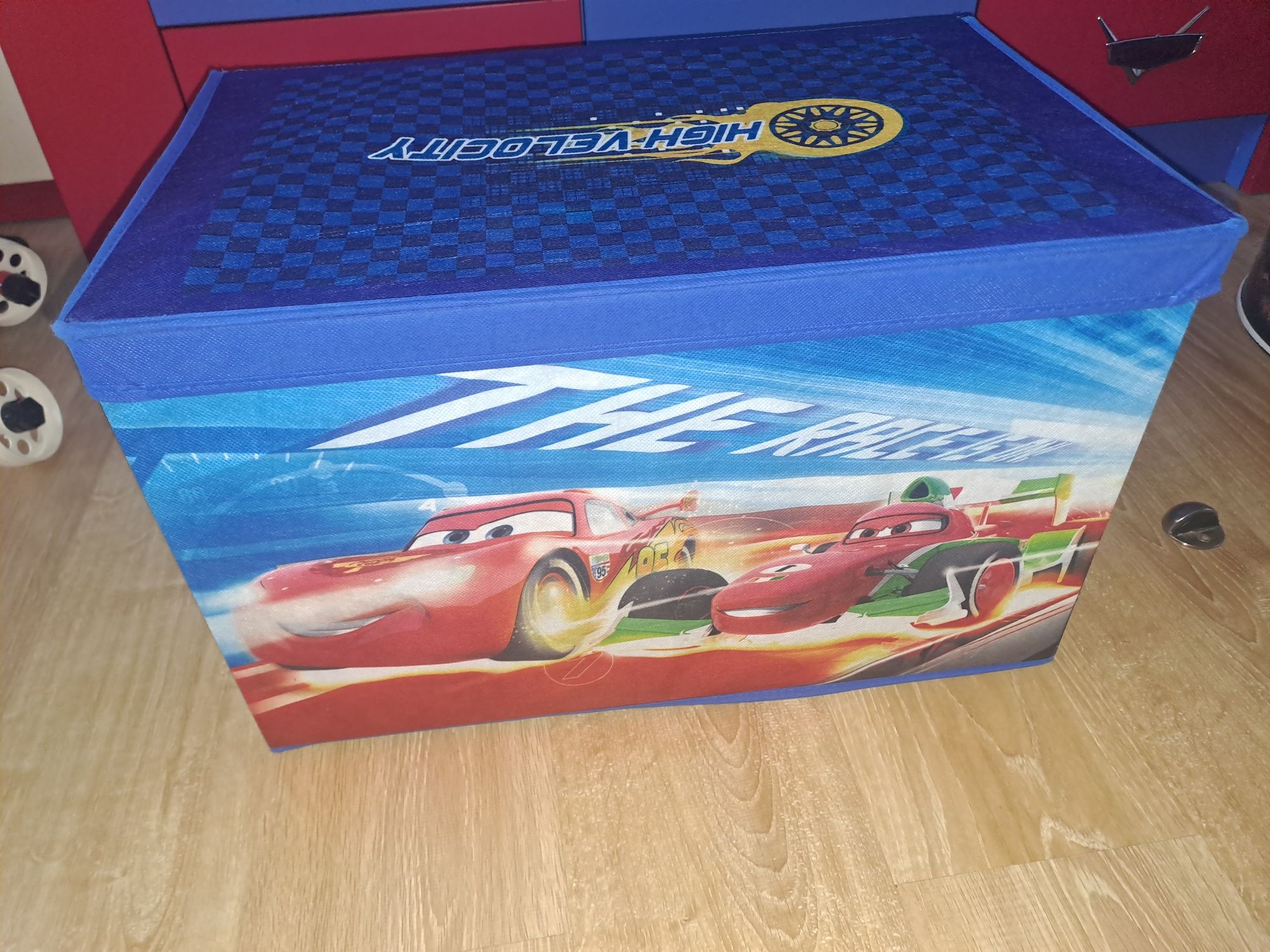 NOWE pudło pudełko ORGANIZER disney ZYGZAK cars Mc Queen AUTA