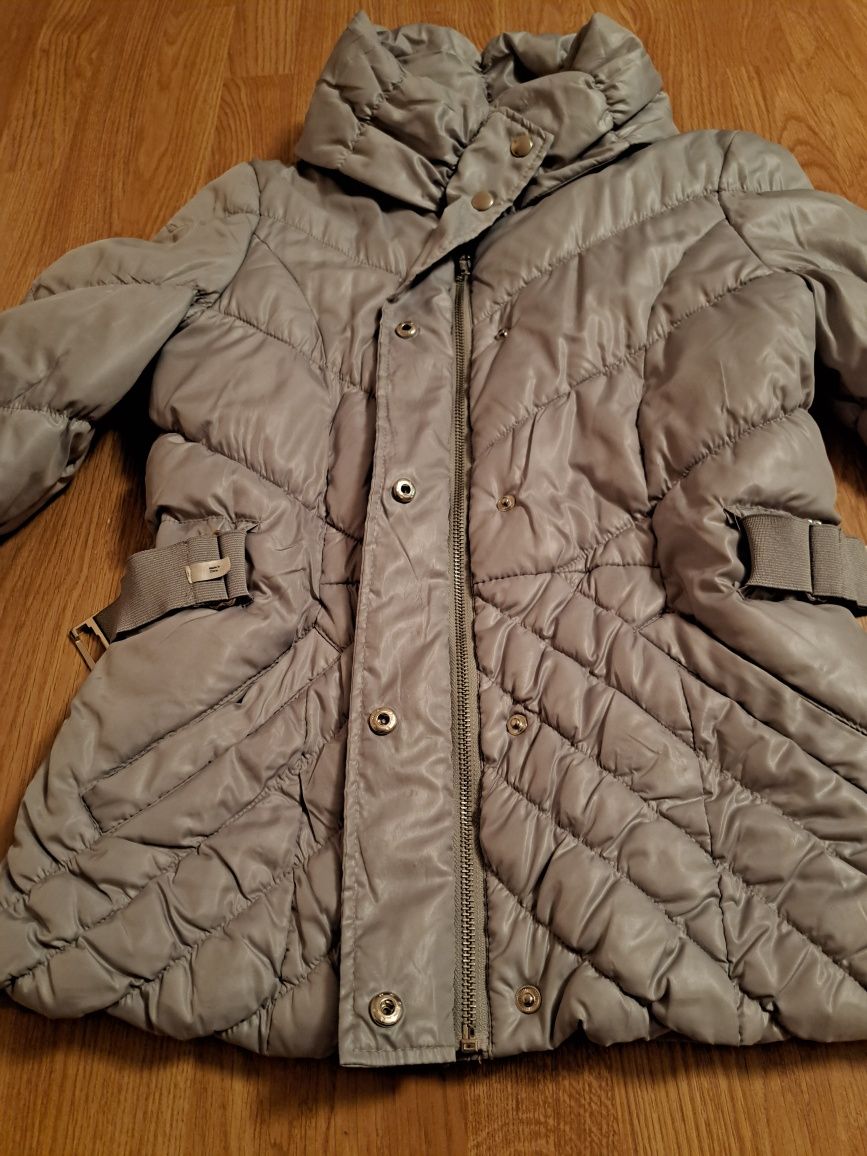 Kurtka puchowa szara H&M - S-ka