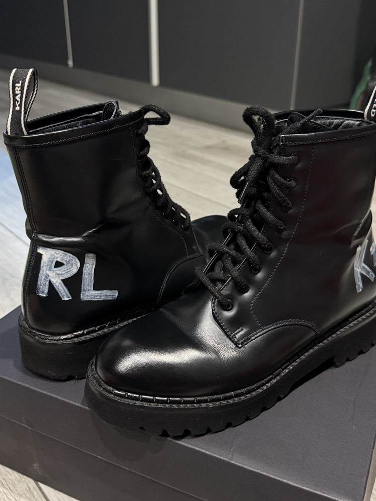 Ботинки натуральная кожа Karl Lagerfeld