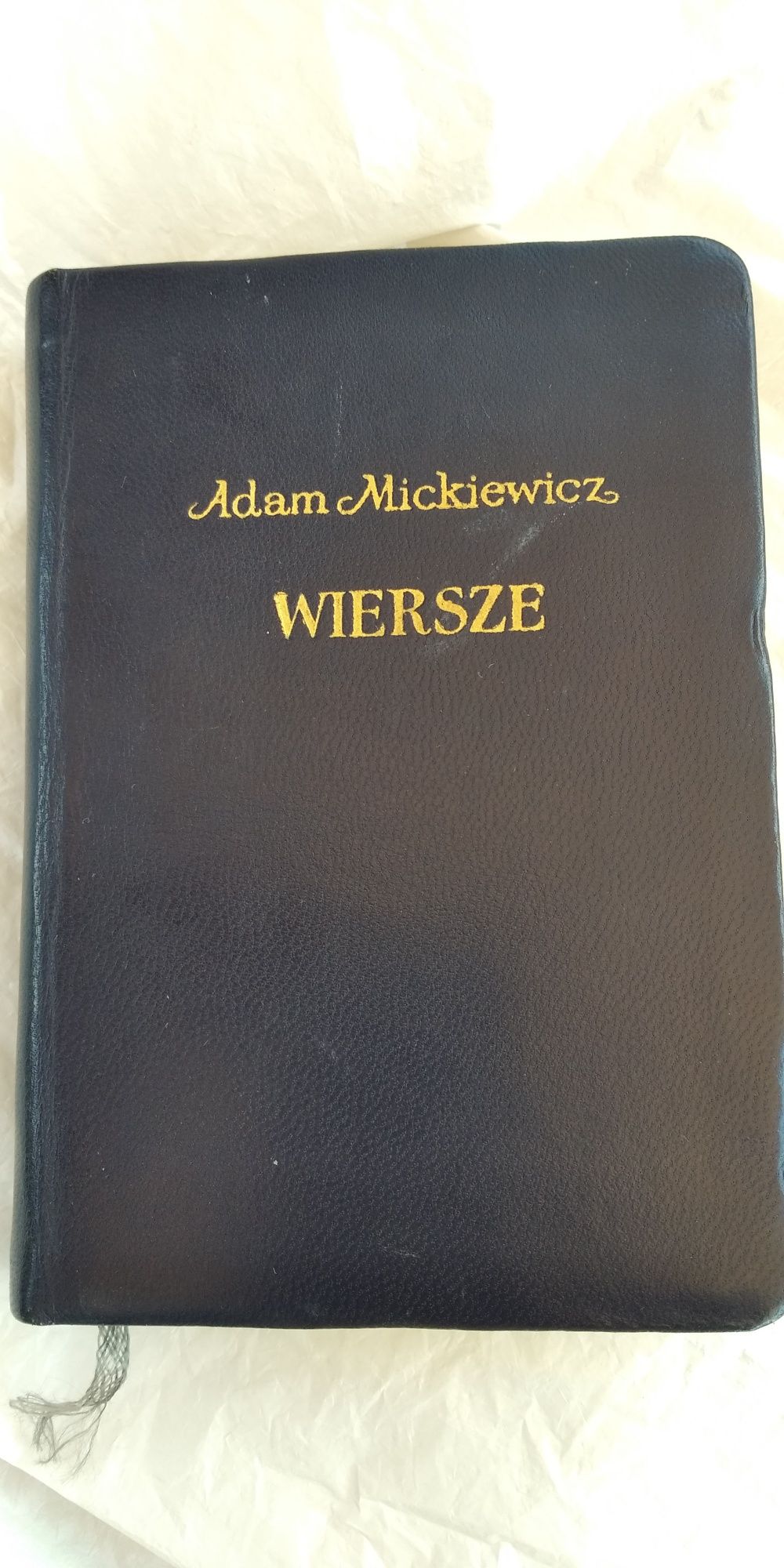 Старинная миниатюрная книга Адам Міцкевич на польском