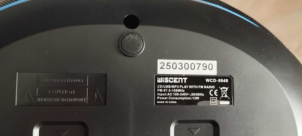 Odtwarzacz CD Boombox WISCENT Radio