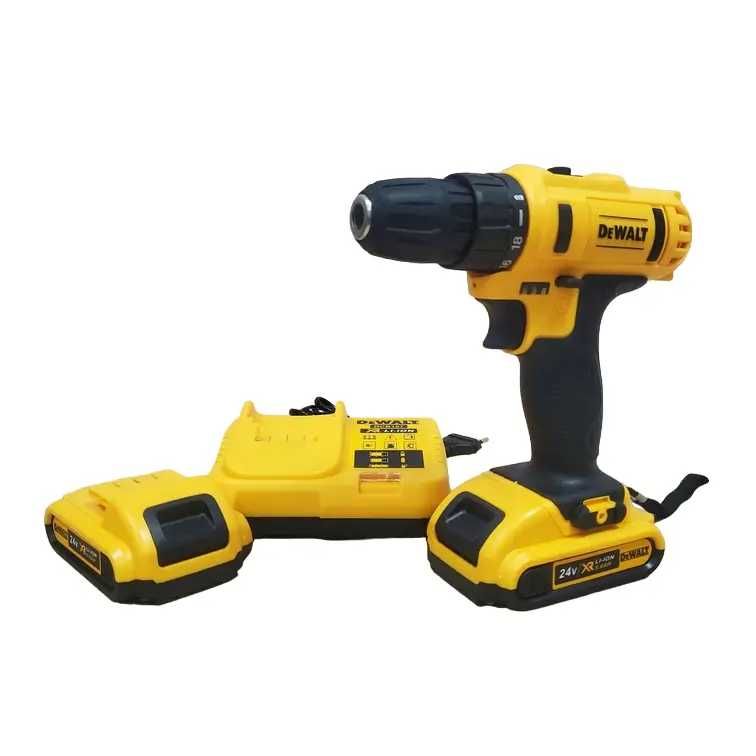 2АКБ Шуруповерт аккумуляторный Dewalt 24V 5.0Ah с набором шурупокрут