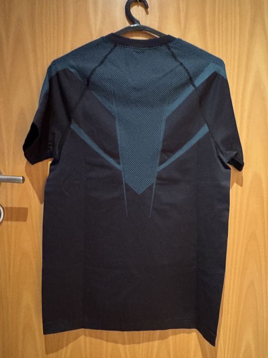 GymShark Onyx 5.0 Seamless T-shirt Black/Brand Blue