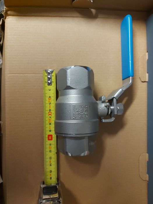 Zawór kulowy nierdzewny 1 1/4" DN32 PN 64  1.4408