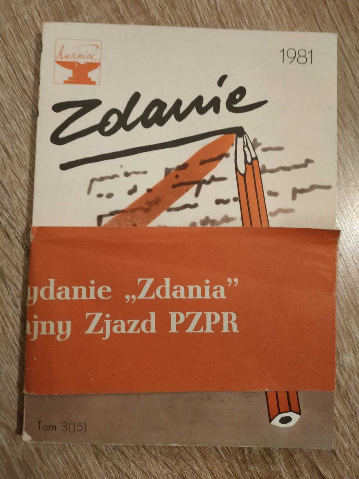 "Zdanie" publikacja na IX Nadzwyczajny Zjazd PZPR