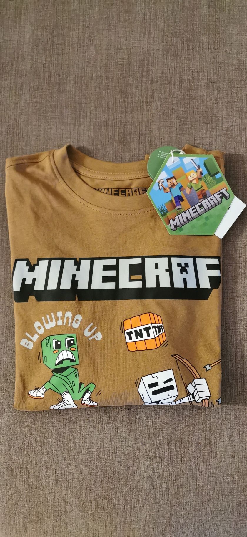 Minecraft - camisola manga comprida