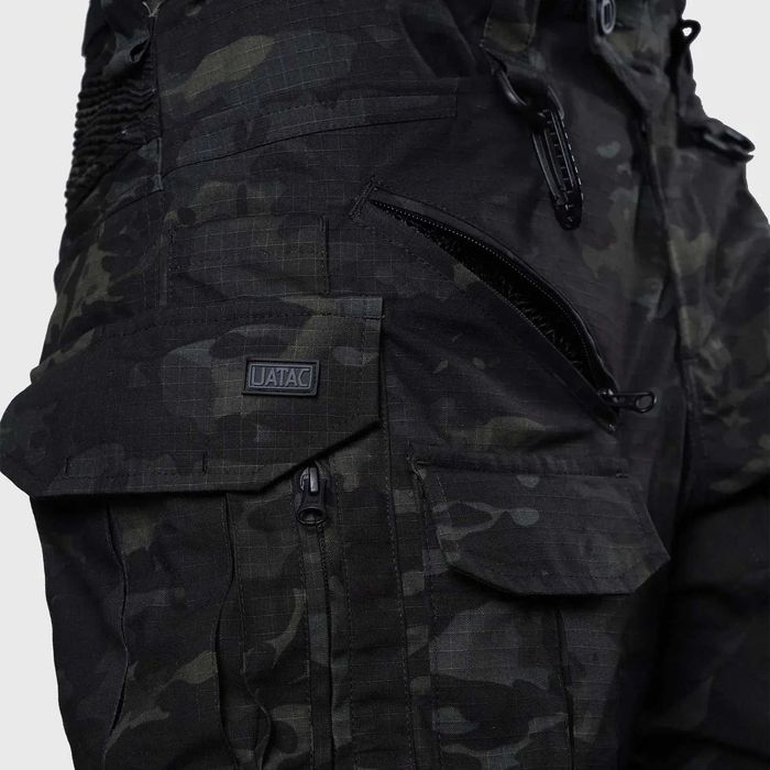 Штурмові штани UATAC Gen 5.6 Чорний Мультикам (Multicam Black)