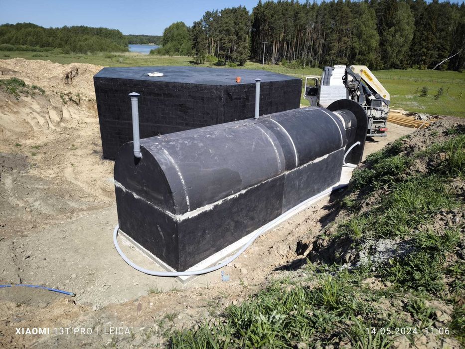 ziemianka ogrodowa , piwnica betonowa, spiżarnia, beton B30W8 montaż