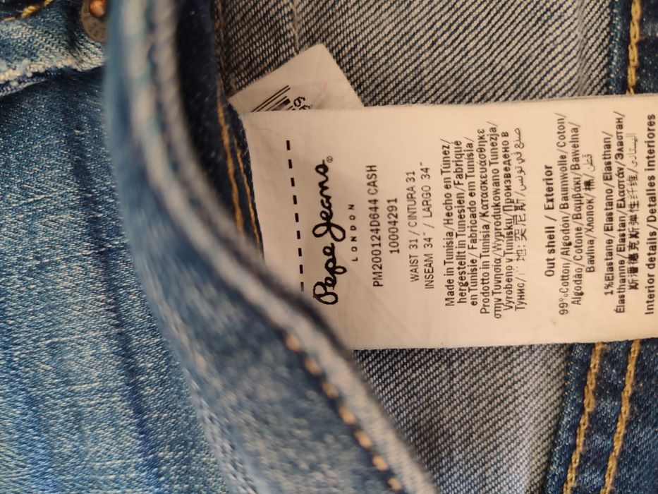 Spodnie Pepe jeans 31x34, model cash